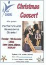 CHRISTMAS CONCERT,with PERFECT FOURTH, Yorkshire's finest saxophone quartet